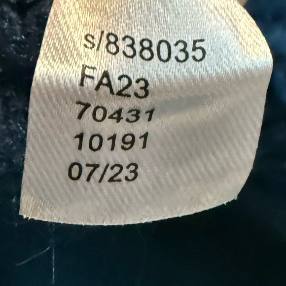 NEW $198 Ann Taylor Mixed Media Cable Coatigan jacket Sweater Shacket Large - Picture 7 of 9